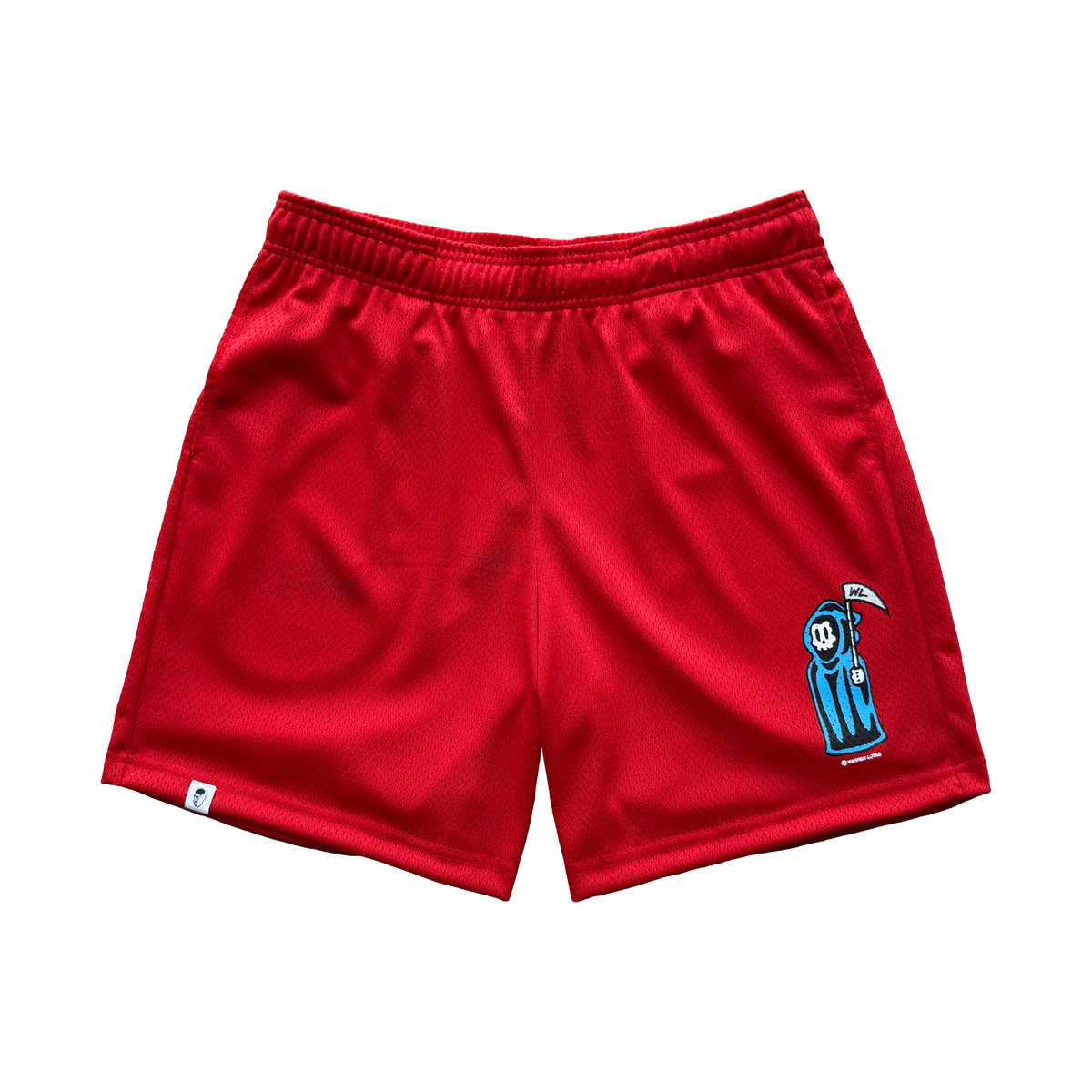 Baby Reaper Mesh Shorts - Red