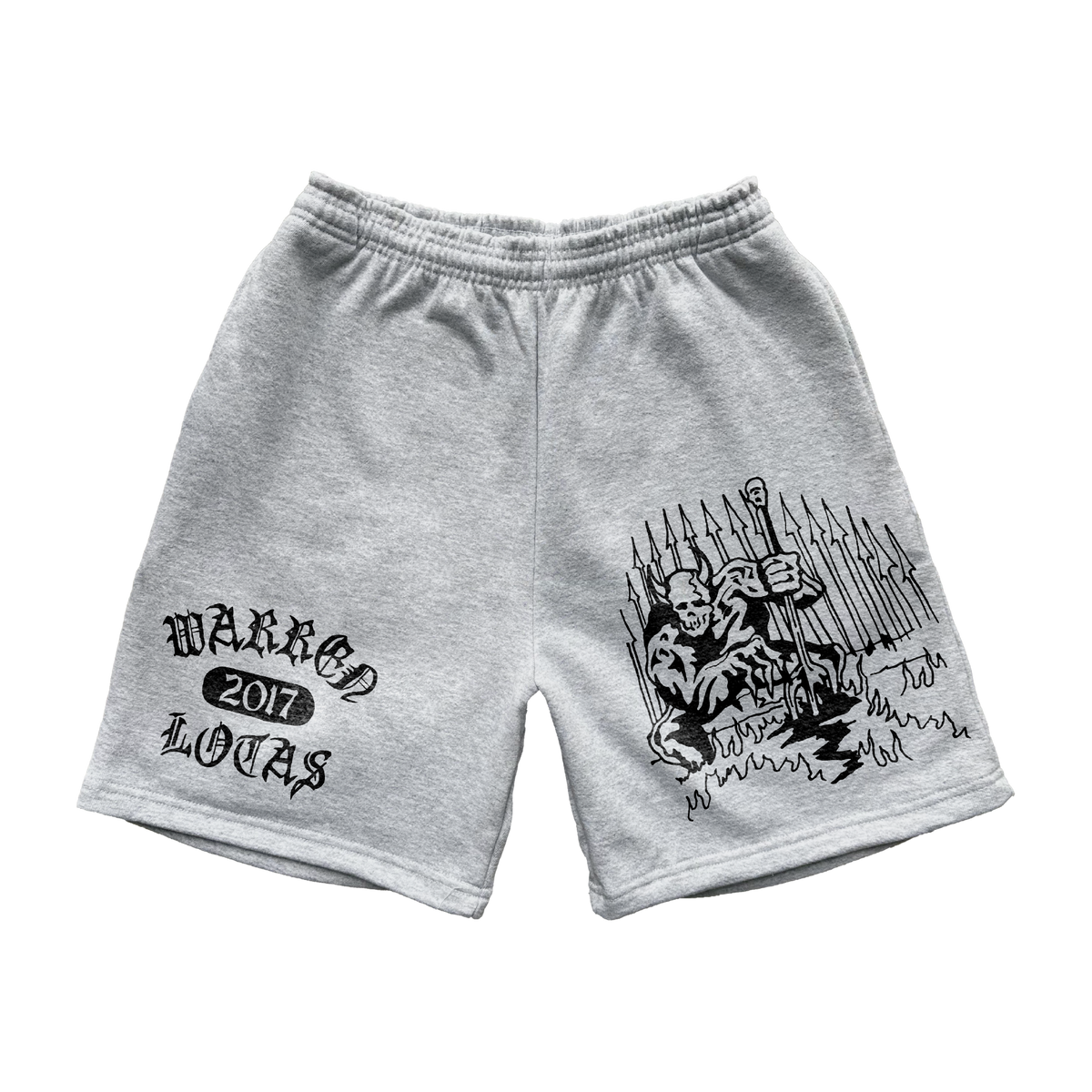 Demon Guard Sweatshorts - Heather Grey