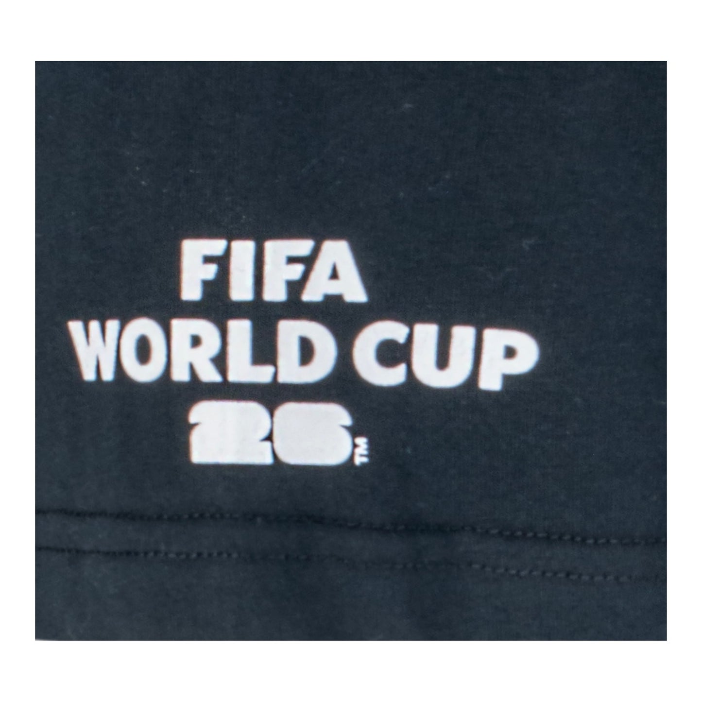 World Cup 2026 Tonal Minimal Black T-Shirt