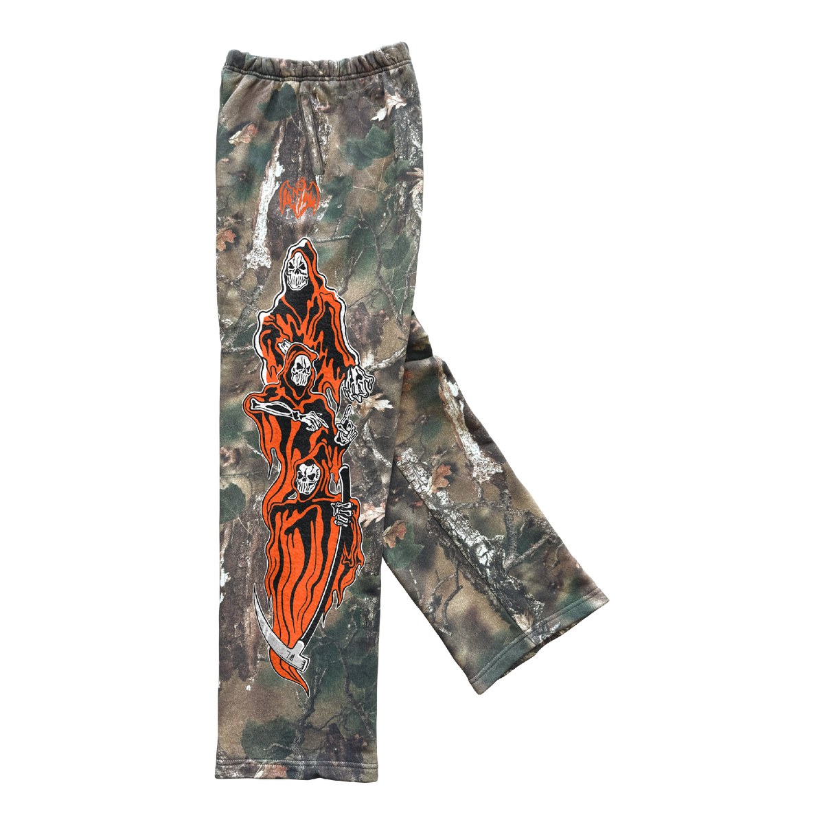Three Reapers Fleece Sweatpants - Faded Hunting Camo