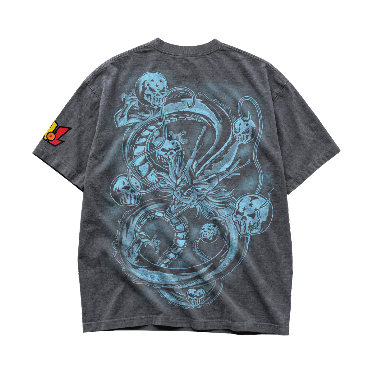 Orange Alien T-Shirt - Vintage Black