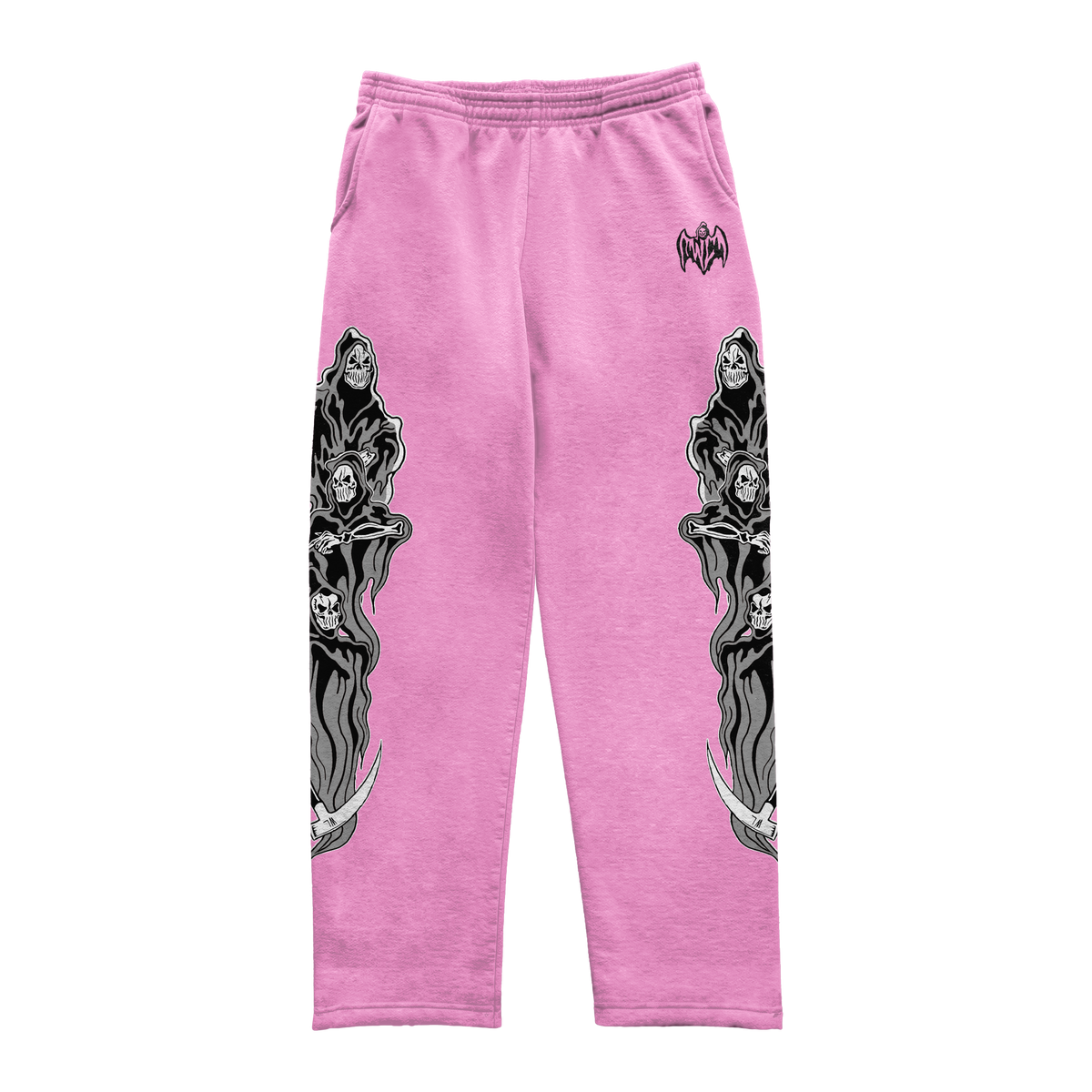 Three Reapers Sweatpants - Pink/Grey