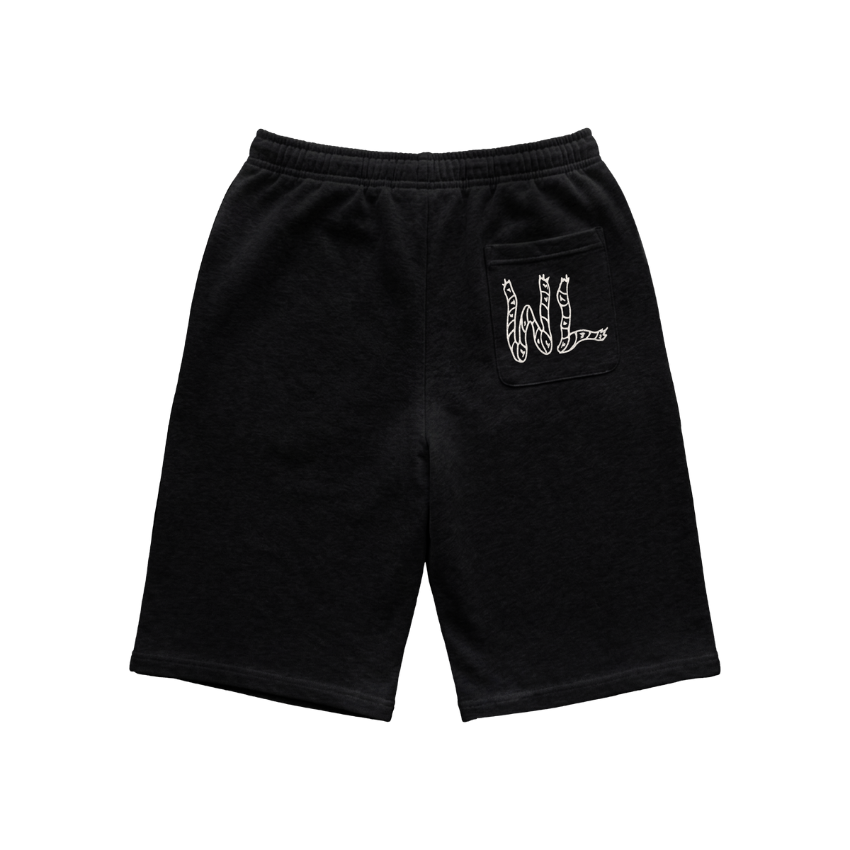 Outlaw Reaper Long Shorts - Black