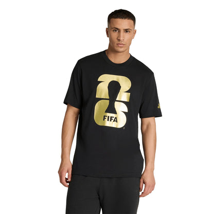 World Cup 2026 Official Emblem Black T-Shirt