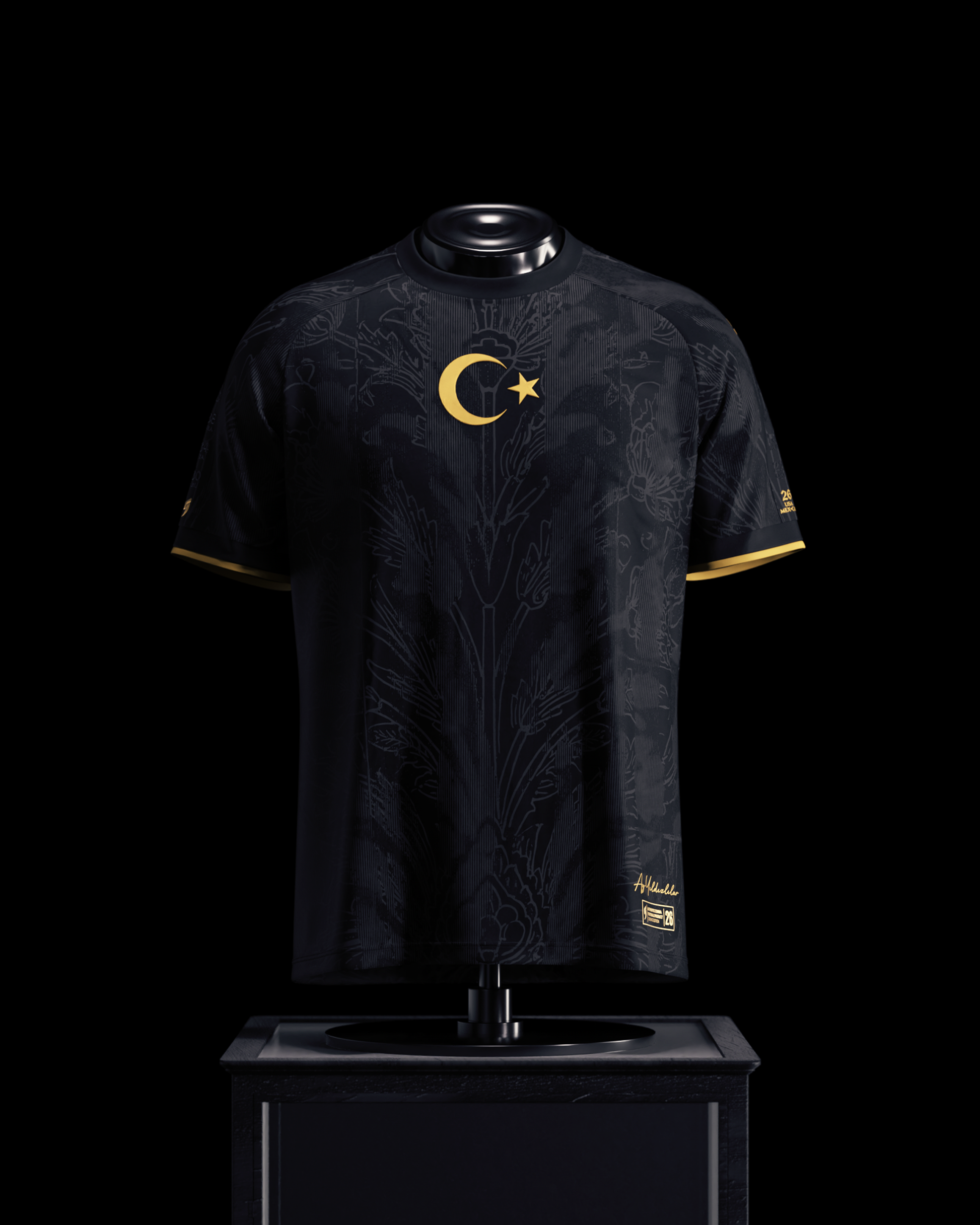 Türkiye Heritage Jersey (2026 World Cup Edition) - Black