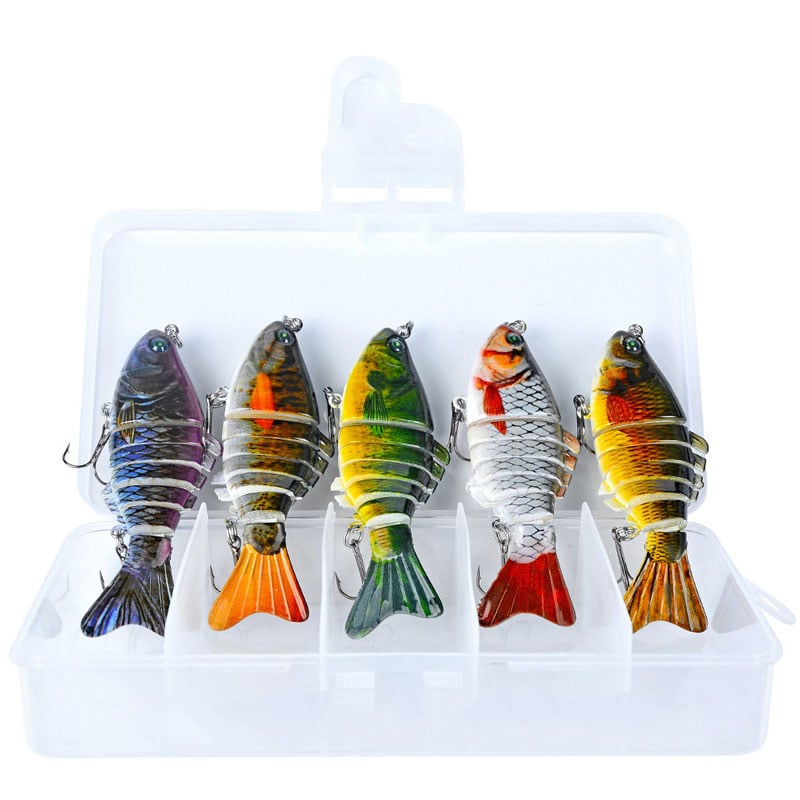 Bionic jointed swimming lure detail