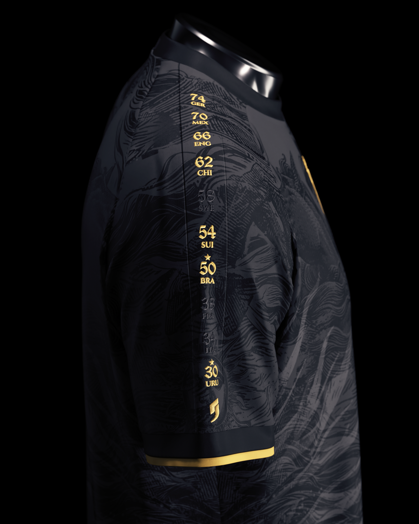 Uruguay Heritage Jersey (2026 World Cup Edition) - Black