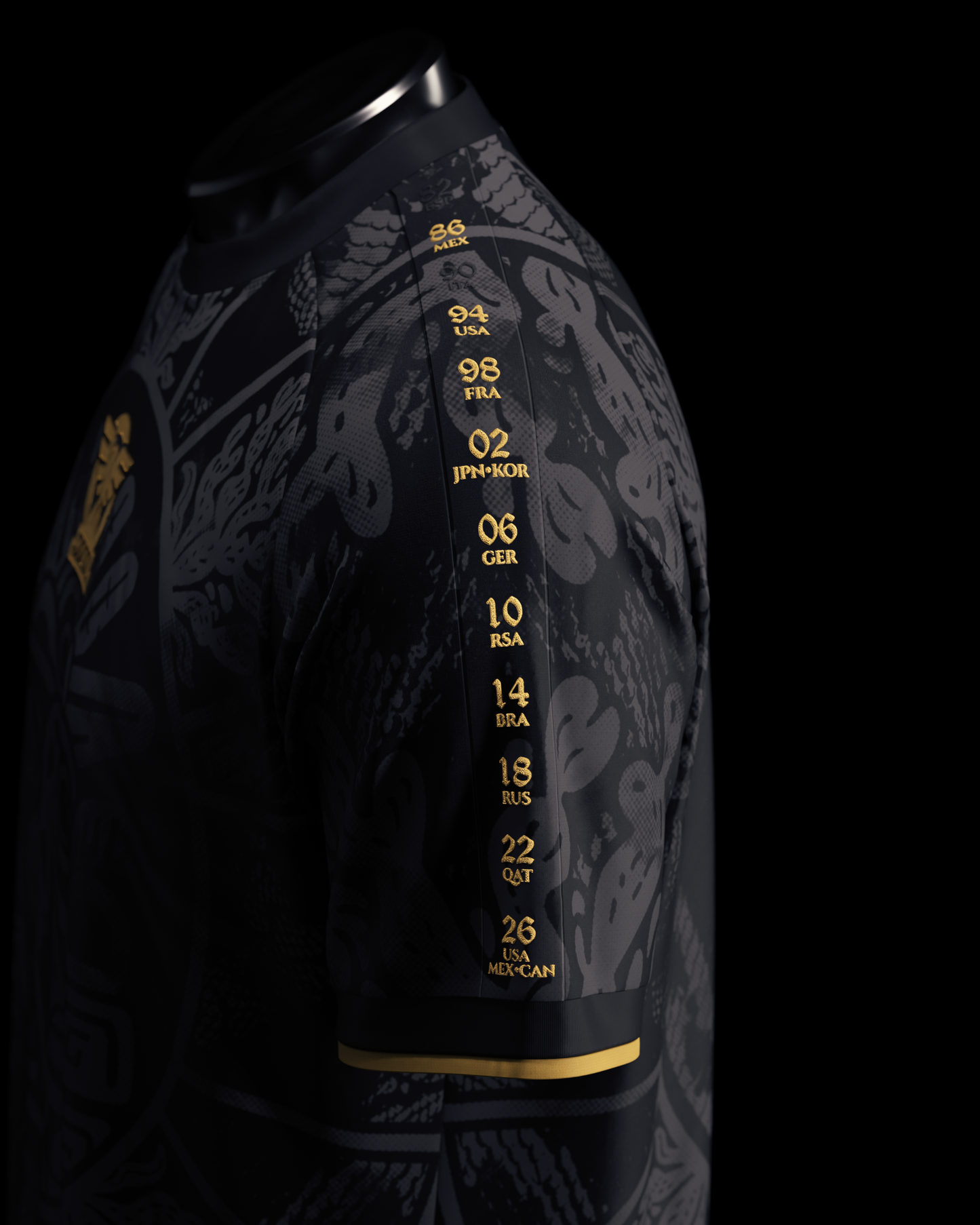Mexico Heritage Jersey (2026 World Cup Edition) - Black