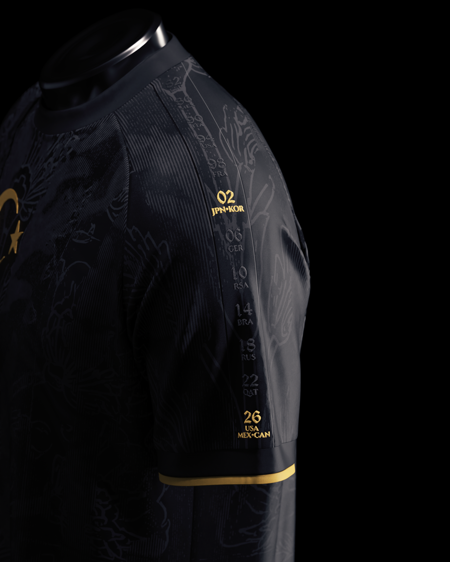 Türkiye Heritage Jersey (2026 World Cup Edition) - Black