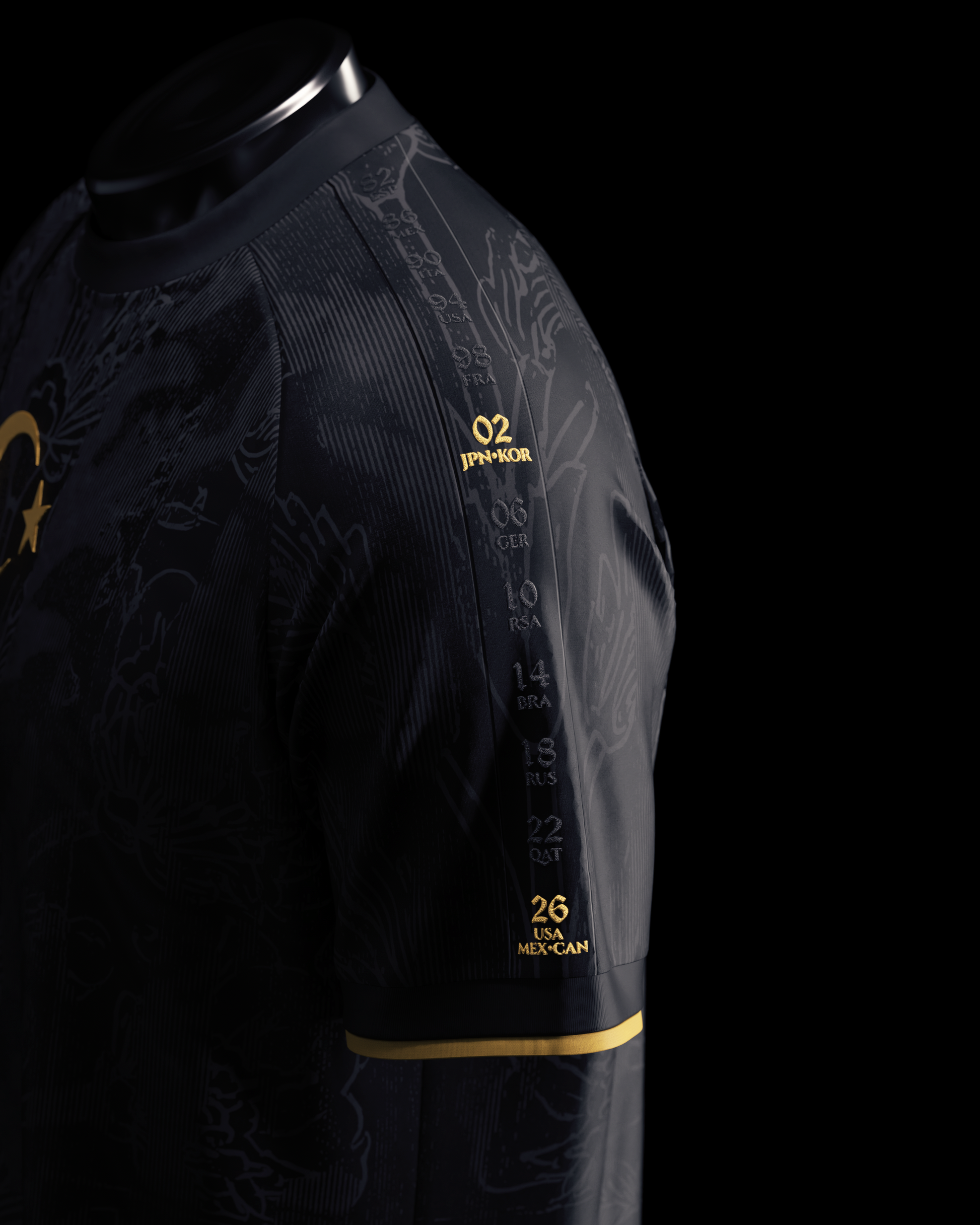 Türkiye Heritage Jersey (2026 World Cup Edition) - Black
