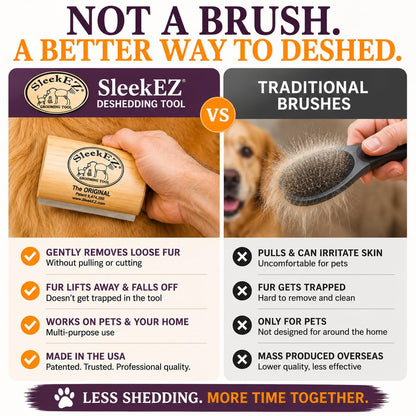 5-Inch Pet Deshedding Brush - 2 Pack