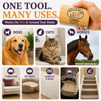 5-Inch Pet Deshedding Brush - 2 Pack