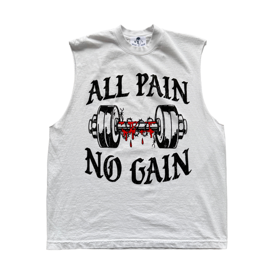 All Pain No Gain Cut-off T-Shirt