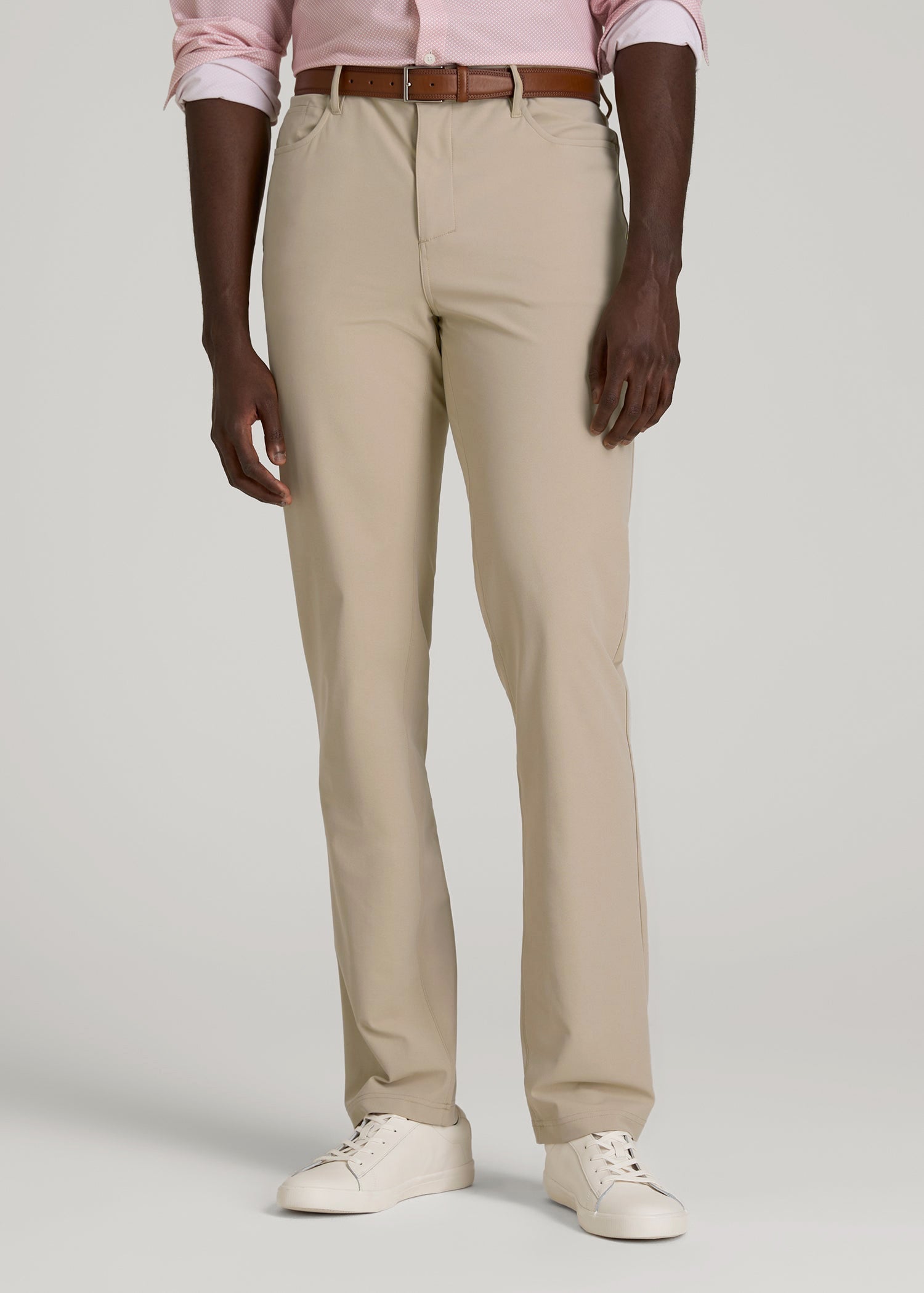 Tall Men's Stretch Traveler Chino Pants - Light Khaki