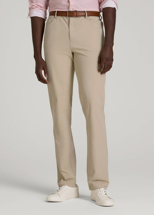 Tall Men's Stretch Traveler Chino Pants - Light Khaki
