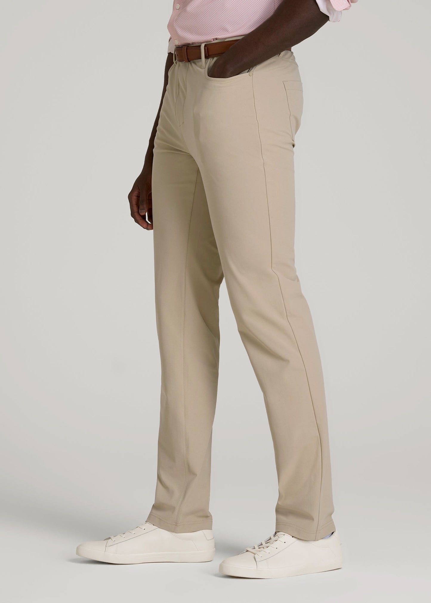 Tall Men's Stretch Traveler Chino Pants - Light Khaki