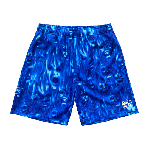 Wall of Flesh Shorts - Blue