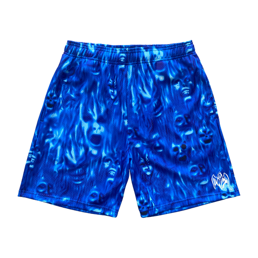 Wall of Flesh Shorts - Blue