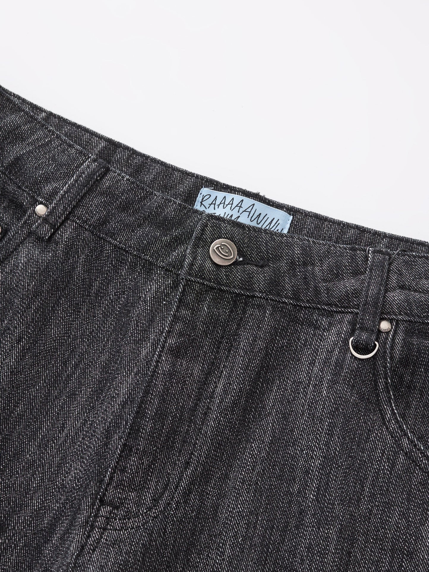 Baggy Raw Denim Jeans