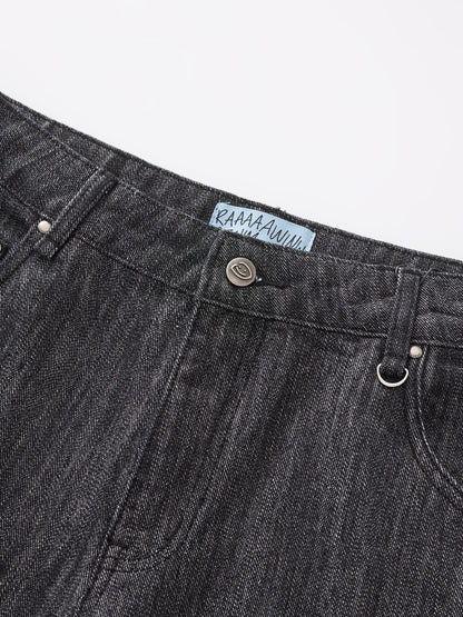 Baggy Raw Denim Jeans
