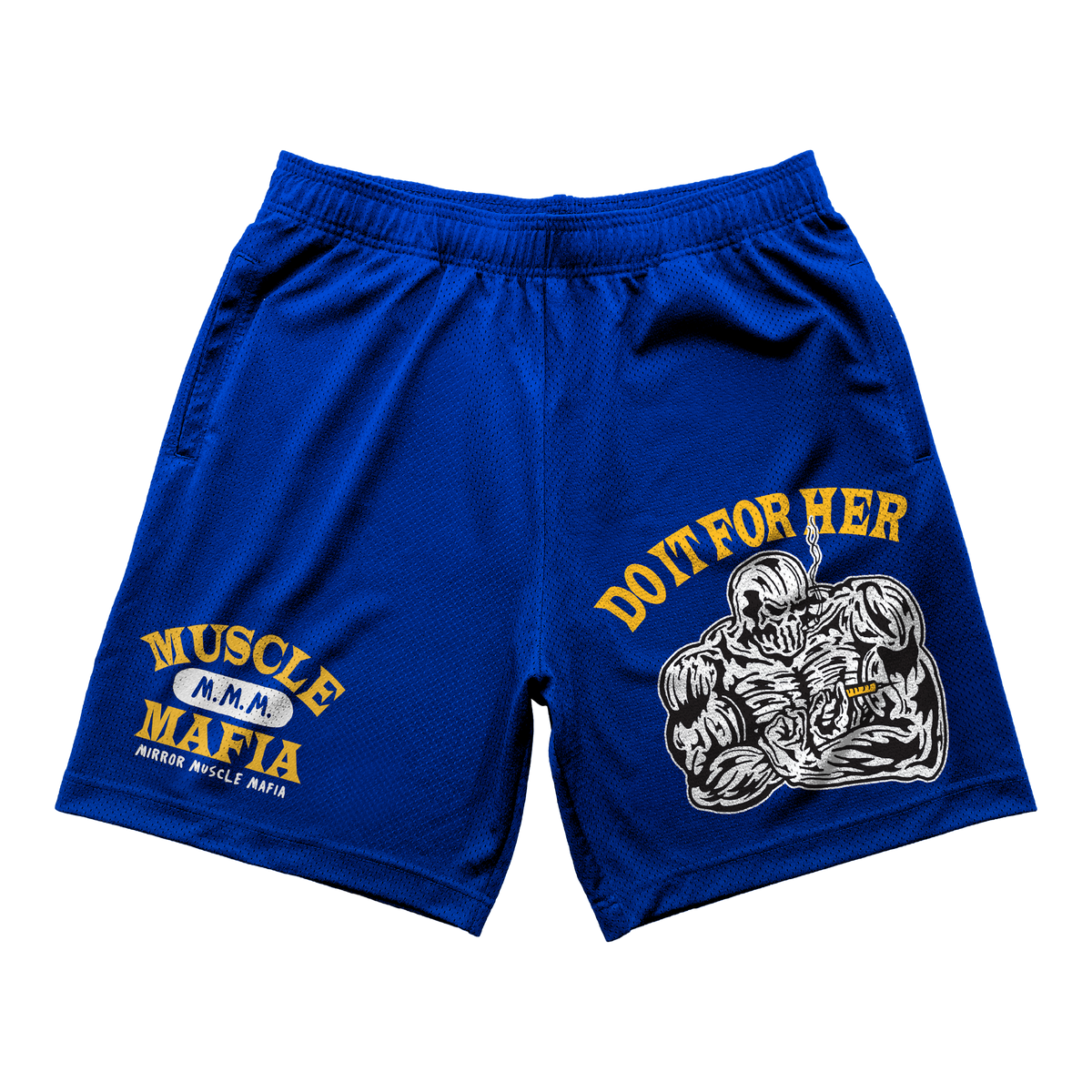 For Her Mesh Shorts - Royal Blue