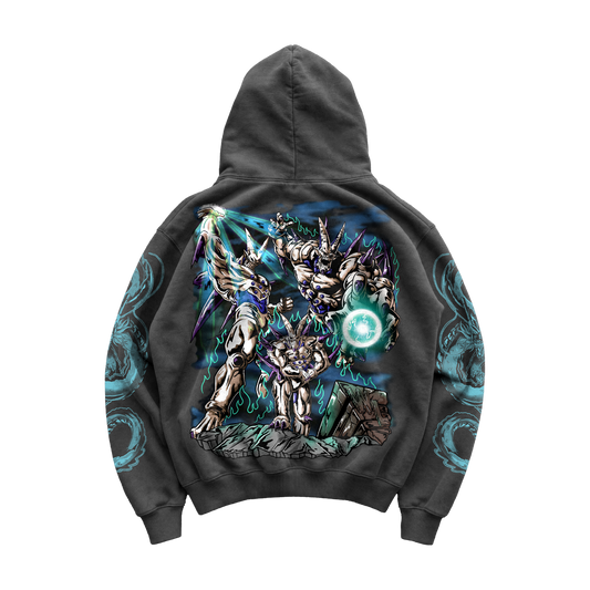 Dragon King Hoodie - Vintage Black