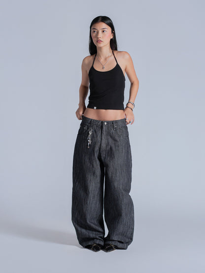 Baggy Raw Denim Jeans