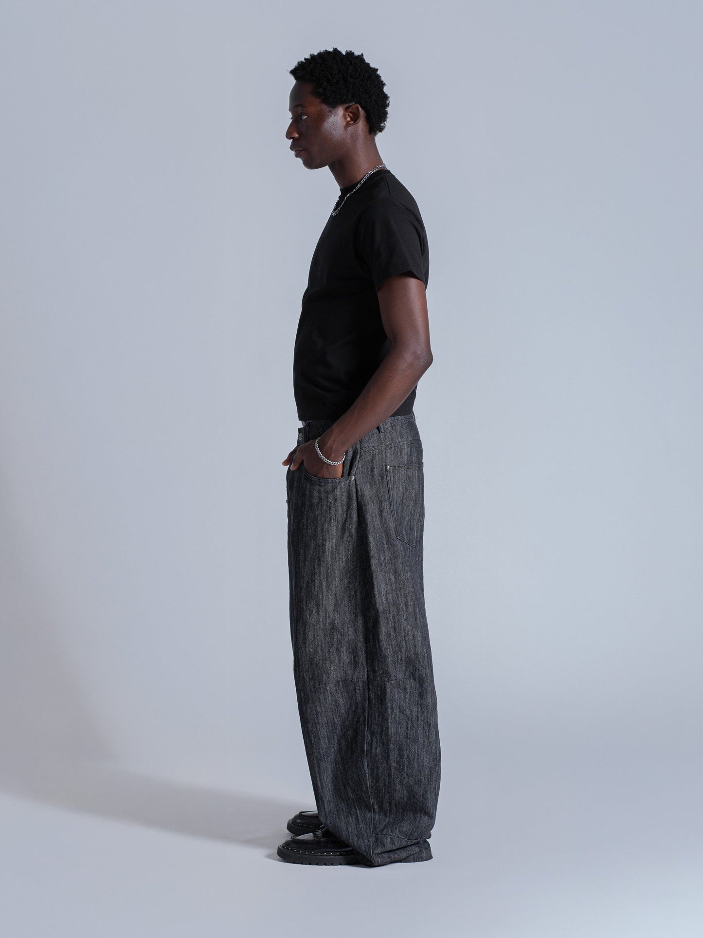 Baggy Raw Denim Jeans