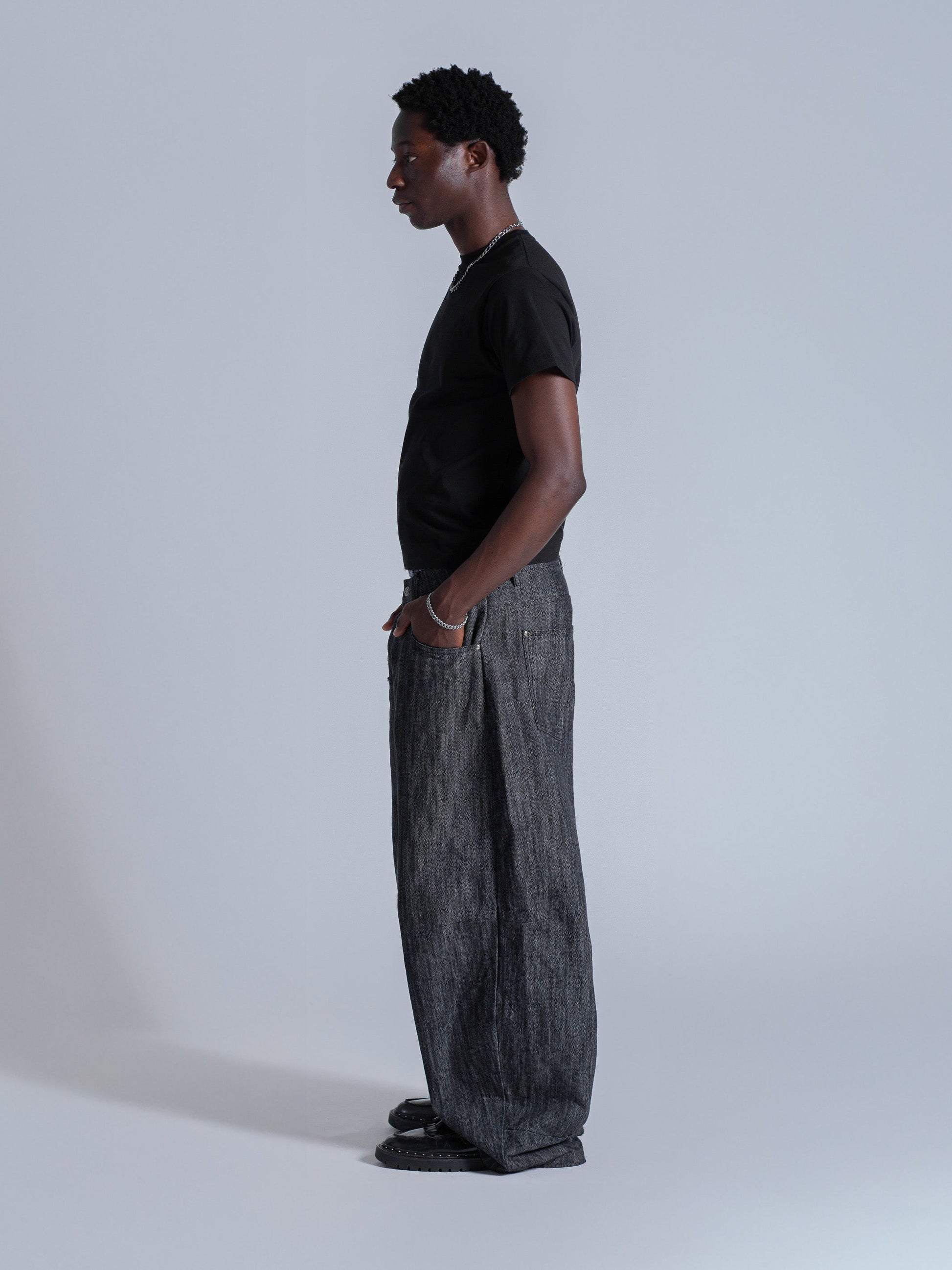 Baggy Raw Denim Jeans