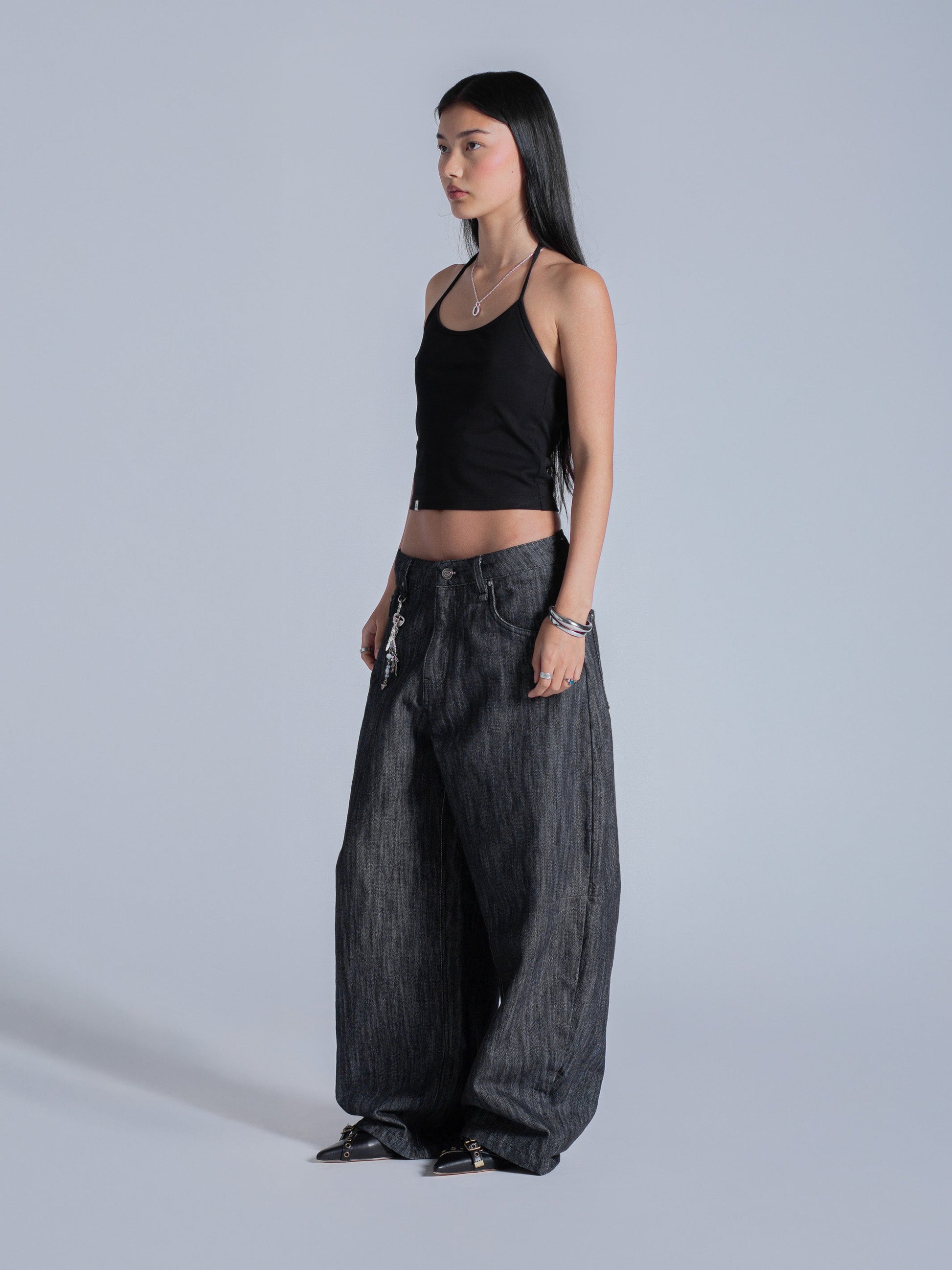 Baggy Raw Denim Jeans