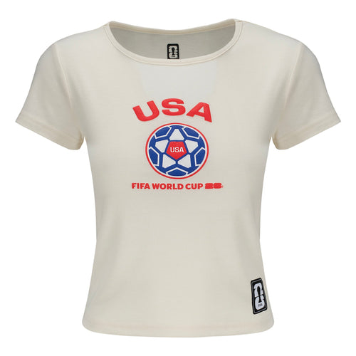 World Cup 2026 USA Crop T-Shirt