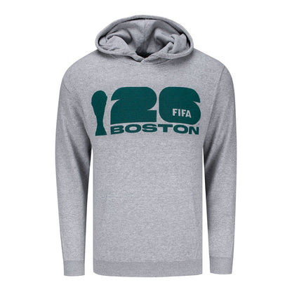 World Cup 2026 Boston Grey Hoodie
