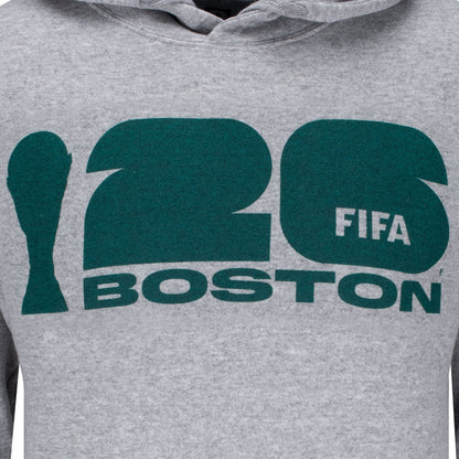 World Cup 2026 Boston Grey Hoodie