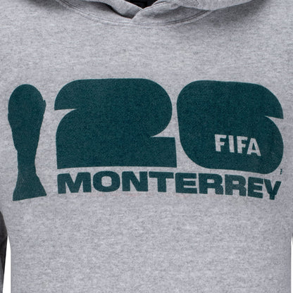 World Cup 2026 Monterrey Grey Hoodie