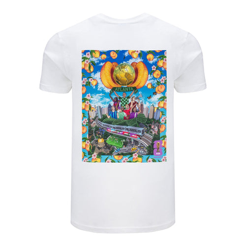 World Cup 2026 Atlanta Poster White T-Shirt