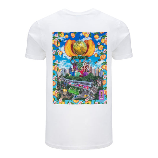 World Cup 2026 Atlanta Poster White T-Shirt