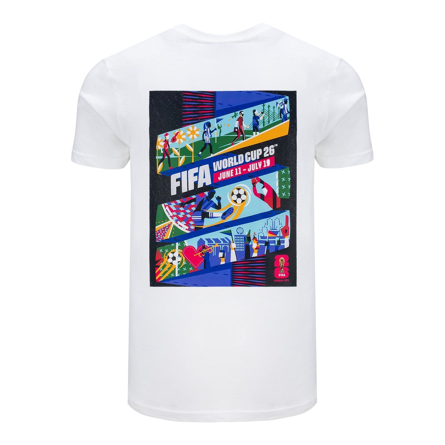 World Cup 2026 Kansas City Poster White T-Shirt