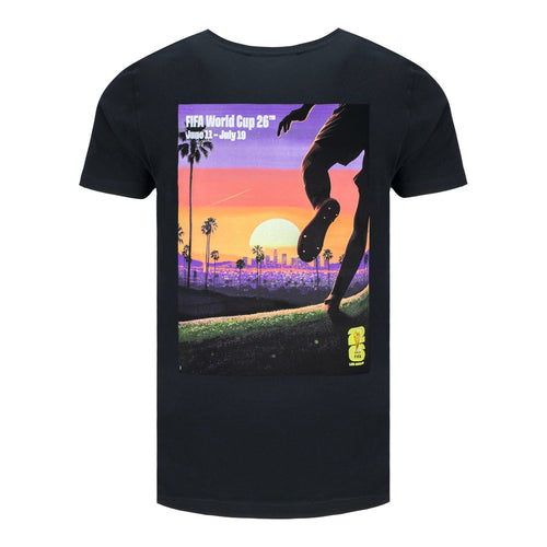 World Cup 2026 Los Angeles Poster Black T-Shirt