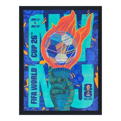 World Cup 2026 New York New Jersey Poster Black T-Shirt