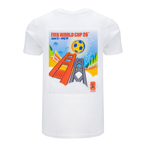 World Cup 2026 San Francisco Bay Area Poster White T-Shirt
