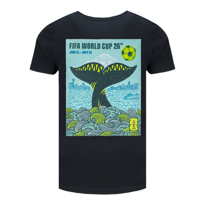World Cup 2026 Seattle Poster Black T-Shirt