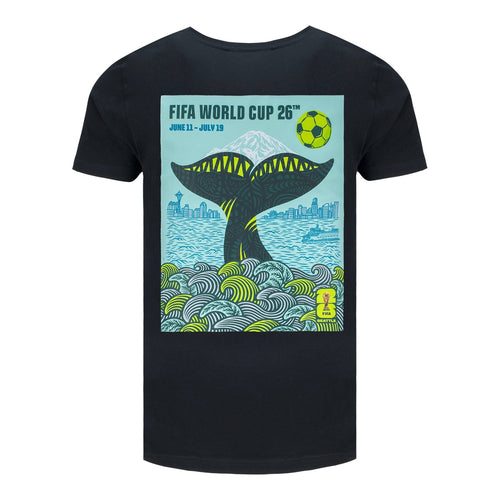 World Cup 2026 Seattle Poster Black T-Shirt