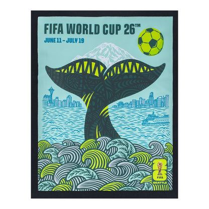 World Cup 2026 Seattle Poster Black T-Shirt