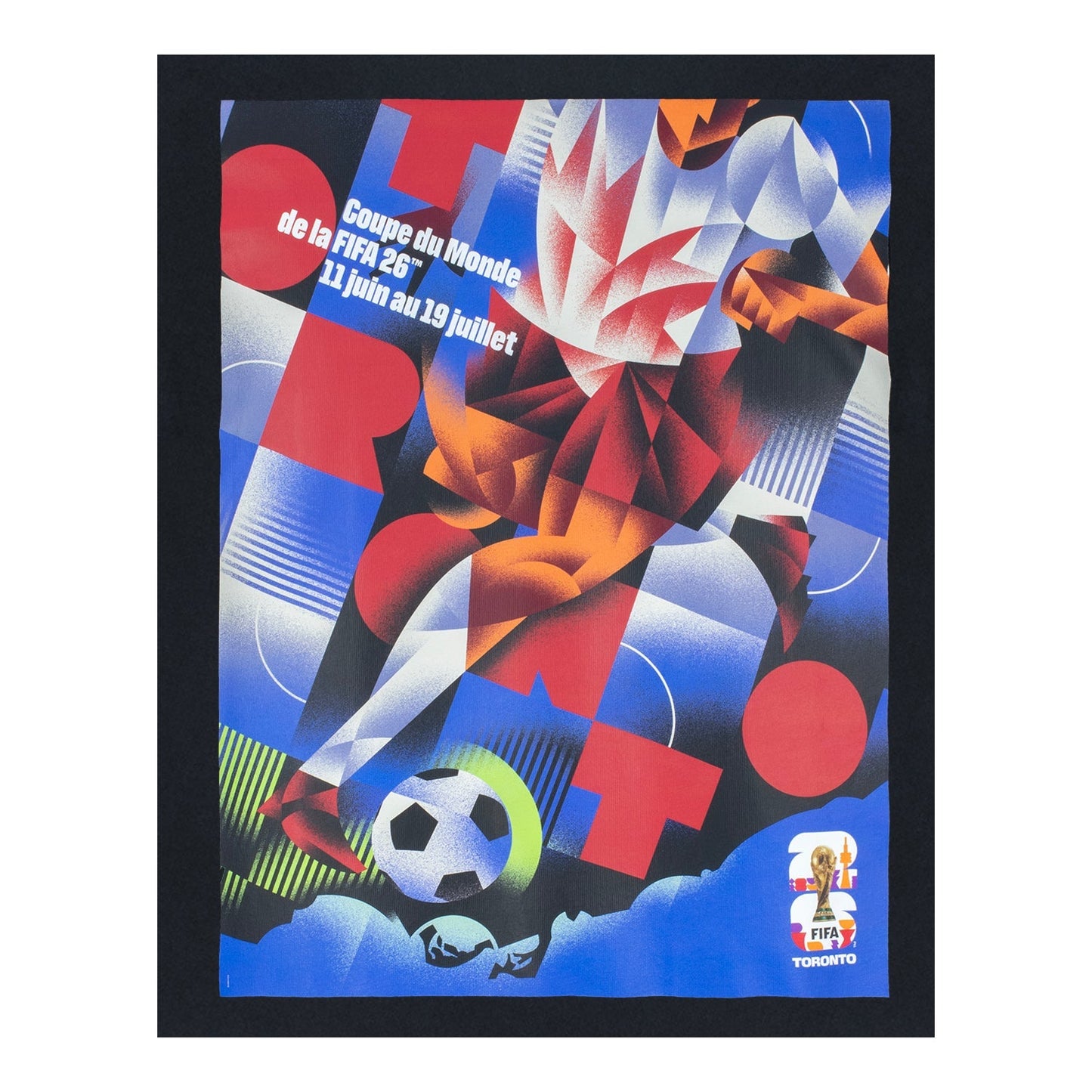 World Cup 2026 Toronto Poster Black T-Shirt [FRE]