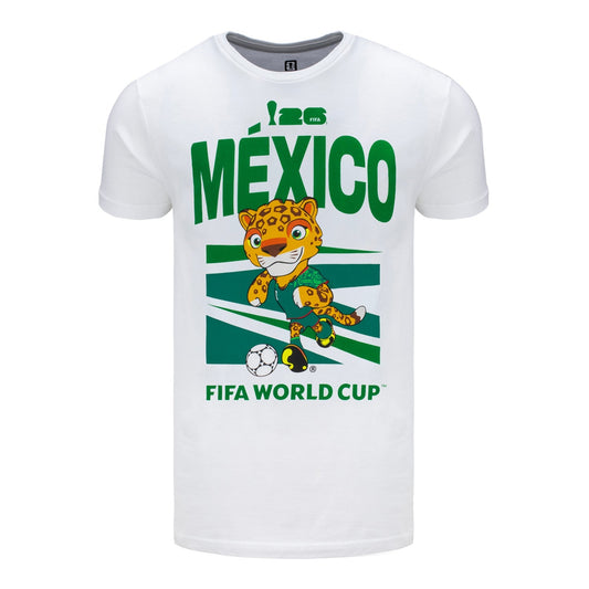 World Cup 2026 Mexico Mascot White T-Shirt