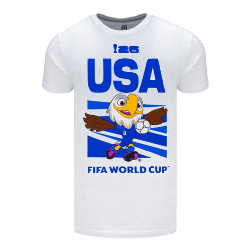 World Cup 2026 USA Mascot White T-Shirt