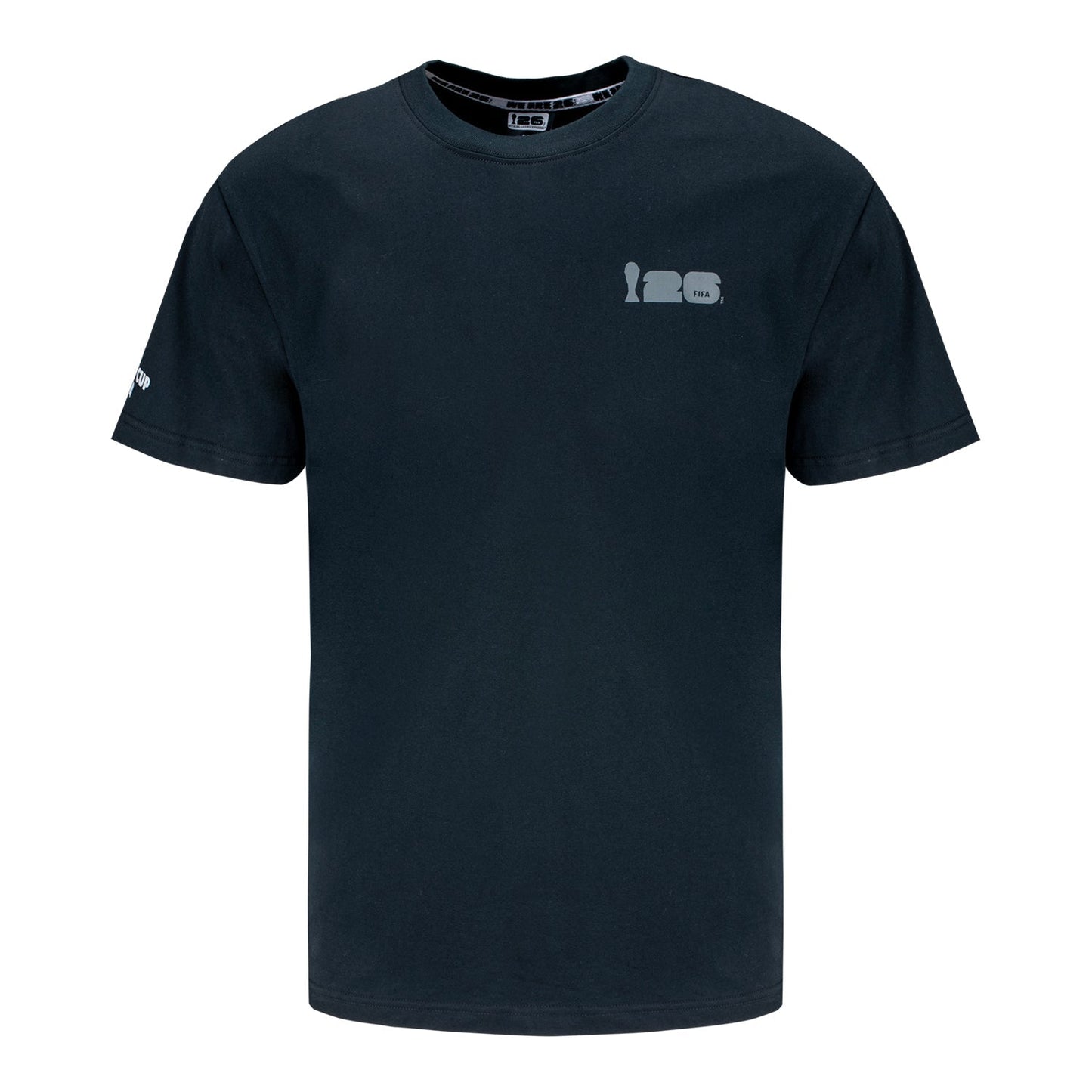 World Cup 2026 Tonal Minimal Black T-Shirt