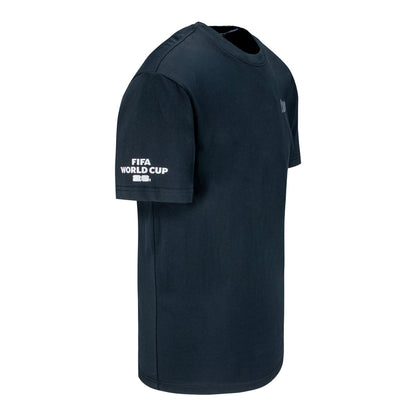 World Cup 2026 Tonal Minimal Black T-Shirt