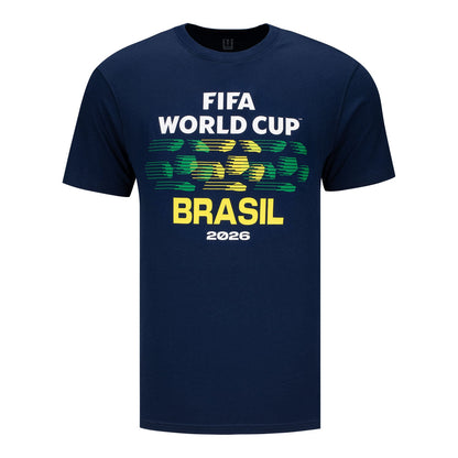 World Cup 2026 Brazil Ball Graphic T-Shirt