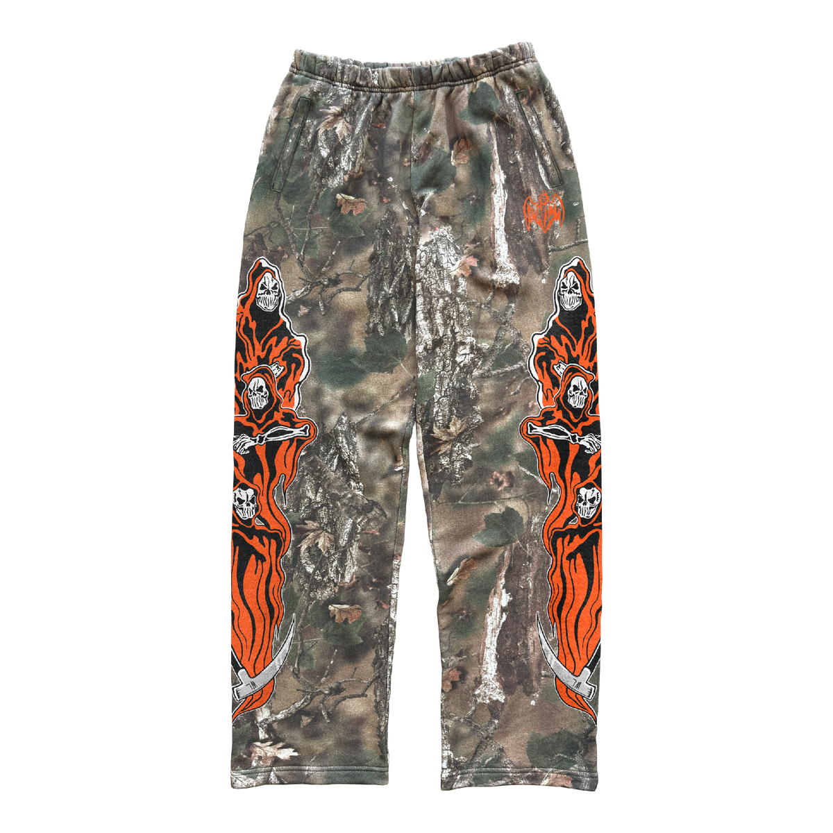 Three Reapers Fleece Sweatpants - Faded Hunting Camo